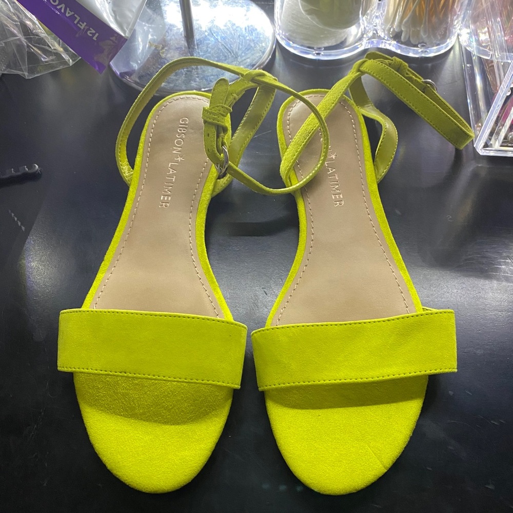 Yellow-Green Sandals